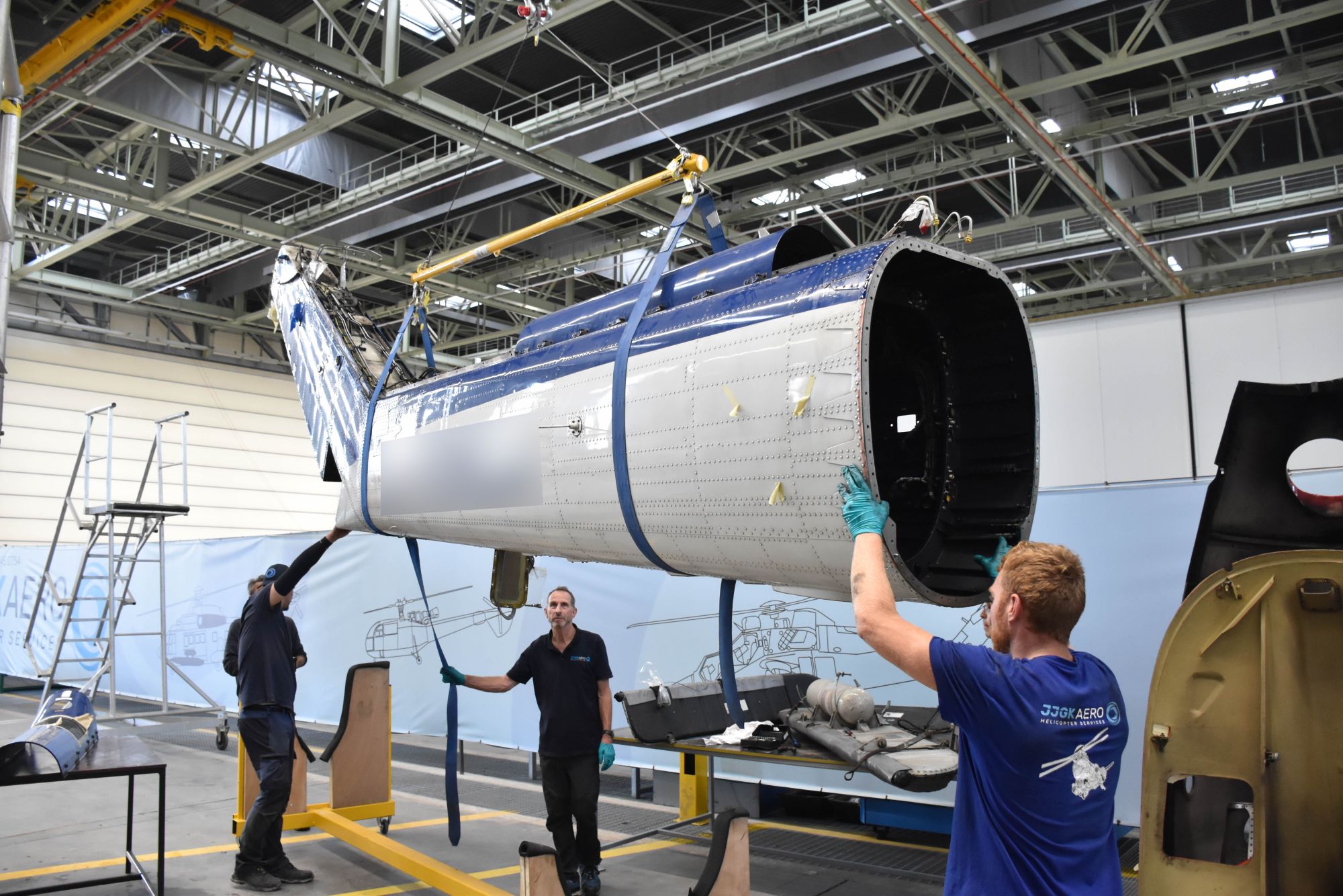 Dismantling of an H225