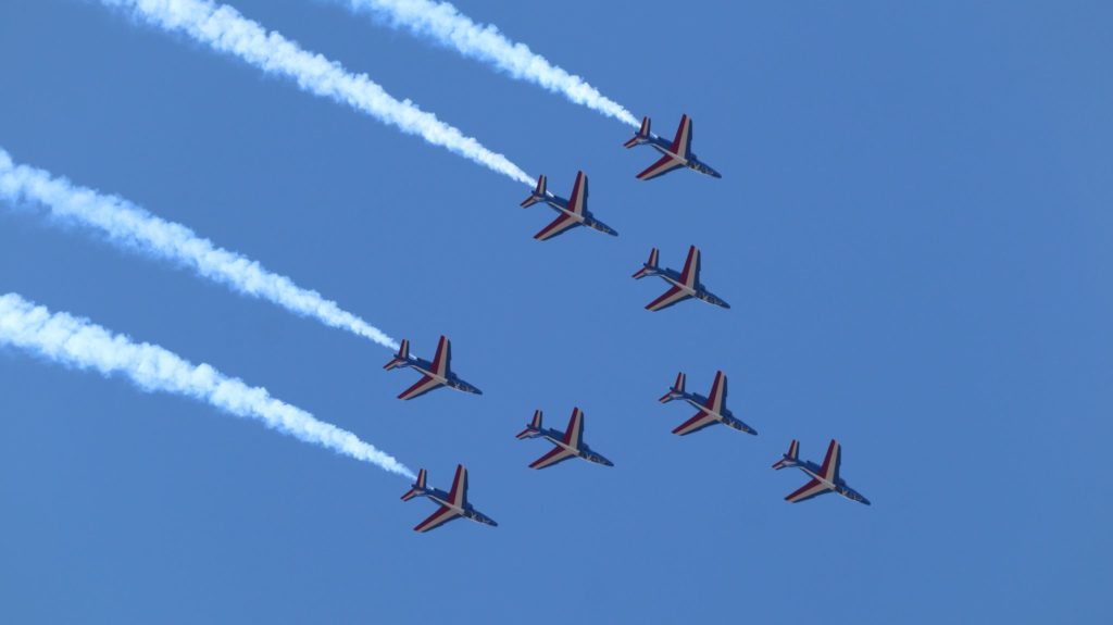Démonstration Patrouille de France JPO BA125