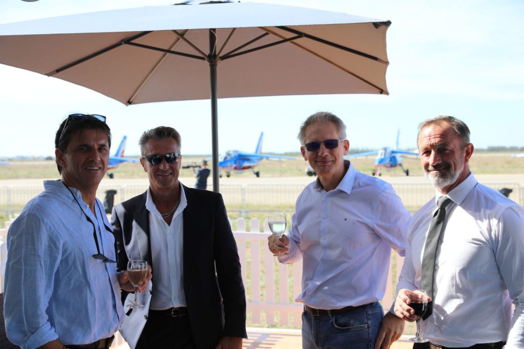Michel Eymard, JC Laget, Edwin Soeters et Alexis Tierny JPO BA125