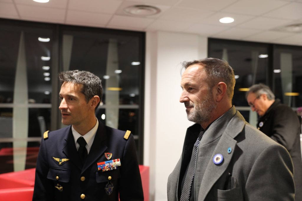 Alexis Tierny et Commandant Esteve Inauguration Dérive Mirage IV et Musée BA125