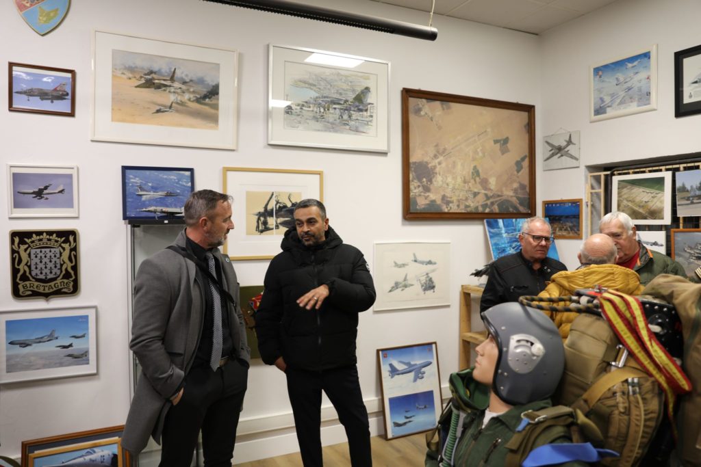 Alexis Tierny et Mourad Nasri Inauguration Musée BA125 et Dérive Mirage IV