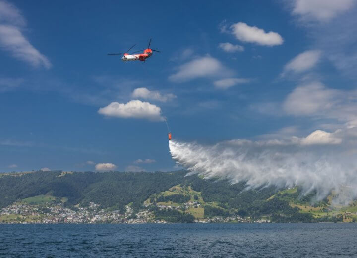 Le Columbia 107-II Vertol d&rsquo;Heliswiss de retour en vol